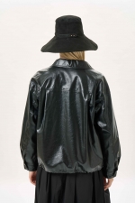 페이크 레더 자켓(I9W2JK02)