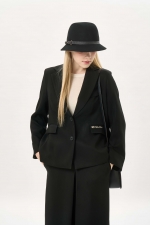 등판프린트 배색 밀파 자켓(I9W2JK22)