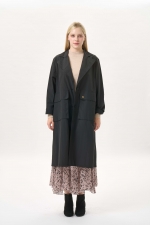 싱글 오버사이즈 포켓 코트(I9W2CT02)