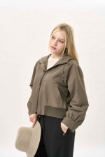 크롭 코튼 후드 점퍼(I9W2JP01)