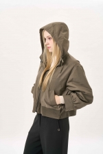 크롭 코튼 후드 점퍼(I9W2JP01)