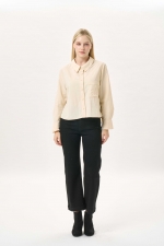 백 스트랩 디테일 코튼 셔츠(I9W2BL05)