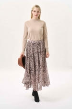 시폰 프린트 맥시 스커트(I9W2SK01)