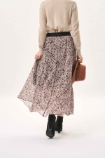 시폰 프린트 맥시 스커트(I9W2SK01)