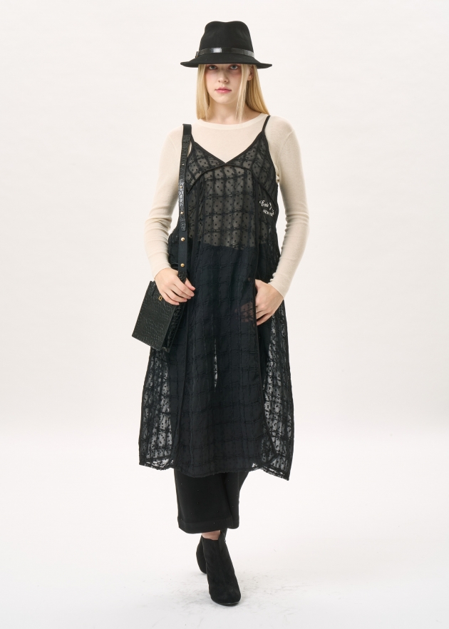 시어 레이스 레이어드 원피스(I9W4OP01)