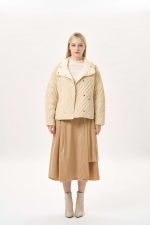 퀼팅 버튼 숏 패딩자켓(I9W3DJ73)