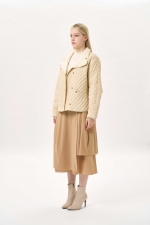 퀼팅 버튼 숏 패딩자켓(I9W3DJ73)