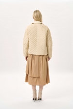 퀼팅 버튼 숏 패딩자켓(I9W3DJ73)