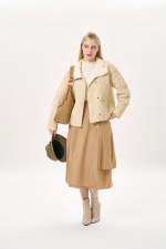 퀼팅 버튼 숏 패딩자켓(I9W3DJ73)