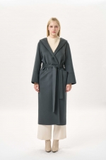 벨티드 후드 롱 울코트(I9W3CT71)