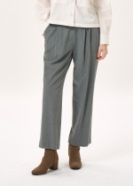 프론트 투턱 와이드 팬츠(I9W2PT06)