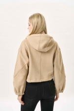 크롭 레터링 포인트 후드 (I9W4TH02)