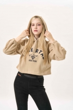 크롭 레터링 포인트 후드 (I9W4TH02)