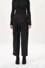 셔링 밴딩 루즈 팬츠(I9W4PT08)