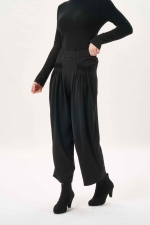 셔링 밴딩 루즈 팬츠(I9W4PT08)