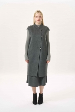 버튼 업 모던 레이어드 베스트 (I9W3VT70)