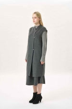 버튼 업 모던 레이어드 베스트 (I9W3VT70)