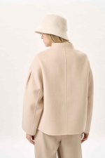 스탠드 칼라 미니멀 자켓(I9W3JK74)