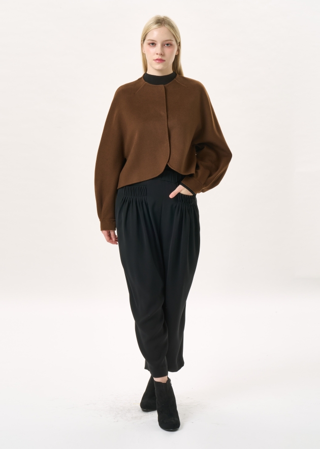 볼륨 슬리브 크롭 자켓(I9W3JK75)