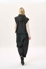 블랙 포켓 밴딩 팬츠(I9W2PT20)