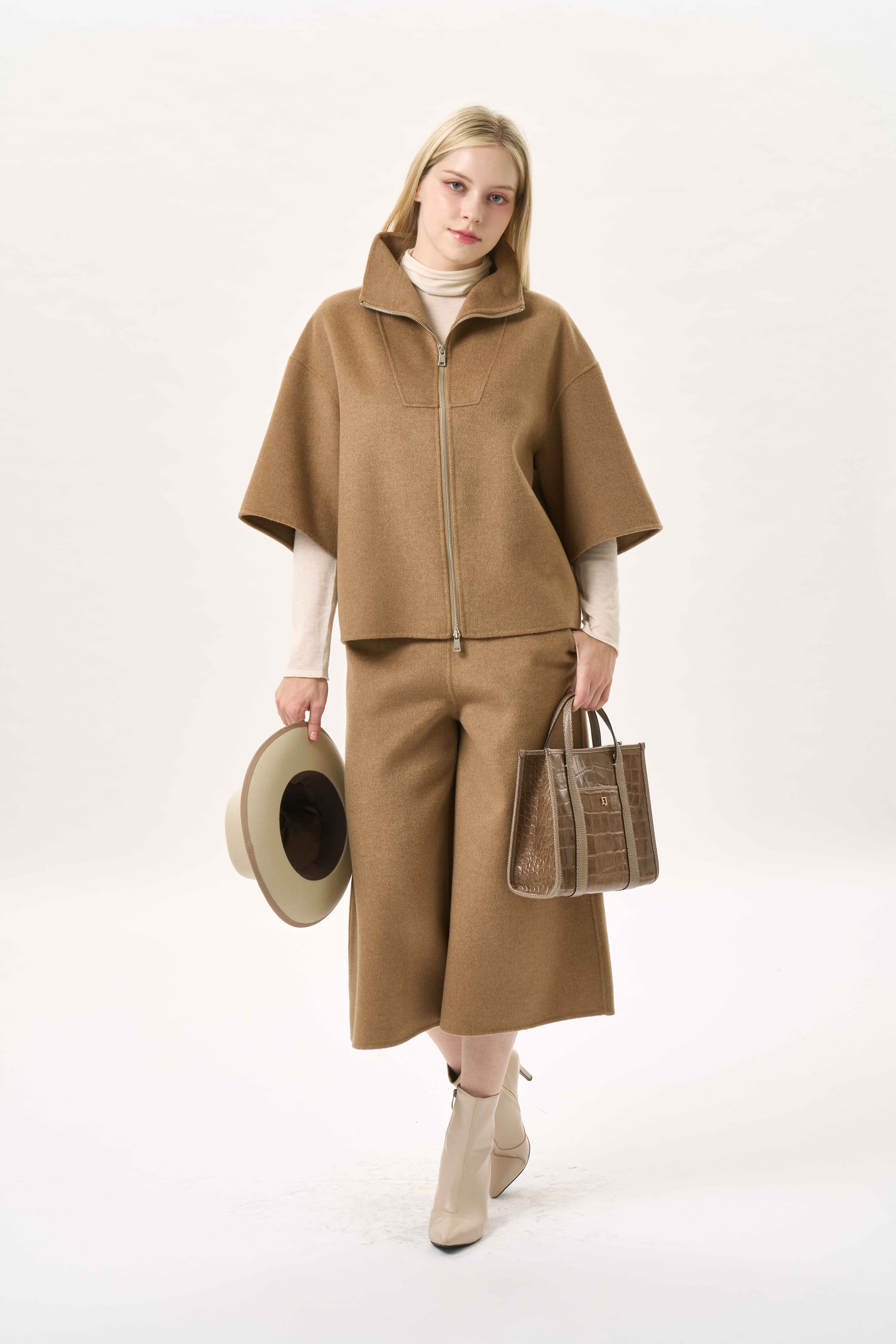 하프 슬리브 집업 자켓(I9W3JK80)