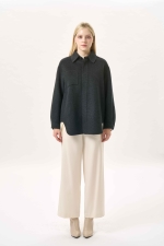 모던 셔츠핏 울블랜드 하프코트(I9W3HC71)