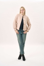 경량 퀼트 하프 자켓(I9W4JK05)