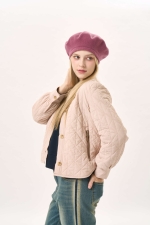 경량 퀼트 하프 자켓(I9W4JK05)