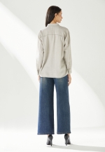 아웃포켓 코튼 셔츠 (IAM3BL84)