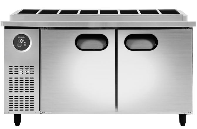 스타리온 W1500 김밥(토핑)냉장고 SR-G15EIEVG,H / SR-G15ESEVG,H (내부스텐,올스텐)