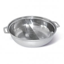 삼중 깊은 샤브냄비 (칸막이)