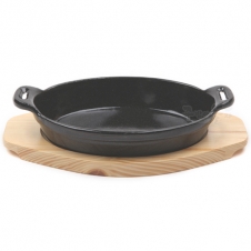 웰빙 양손 타원스테이크판