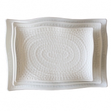 KO 라운드코스모스 웰빙엠보직사각접시