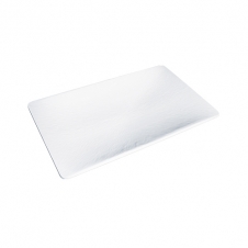 KO 뷔페기물화이트 직사각물결무늬뷔페접시