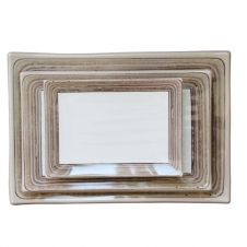 KO 브라운부시마크 퓨전직사각회접시