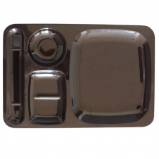 KO 빗살무전사(브라운) 돈까스식판