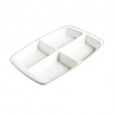 KO 홈라인 사각4절접시