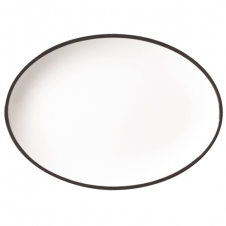 KO 흑백투톤 타원접시