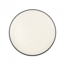 KDS 롤링투톤 블랙앤화이트 원형접시 10.5"