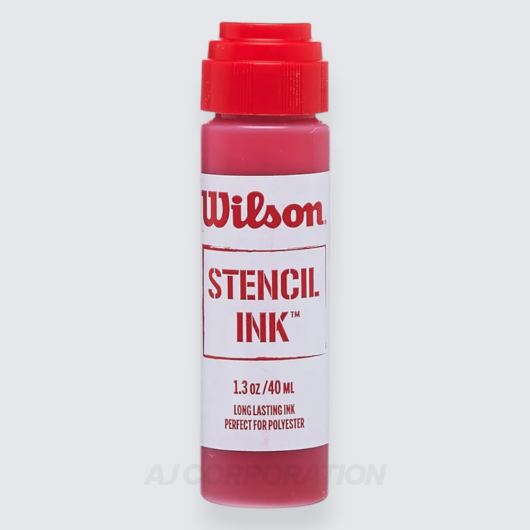 윌슨 스텐실 잉크 레드 STENCIL INK RED