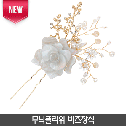 N-무늬플라워 비즈장식
