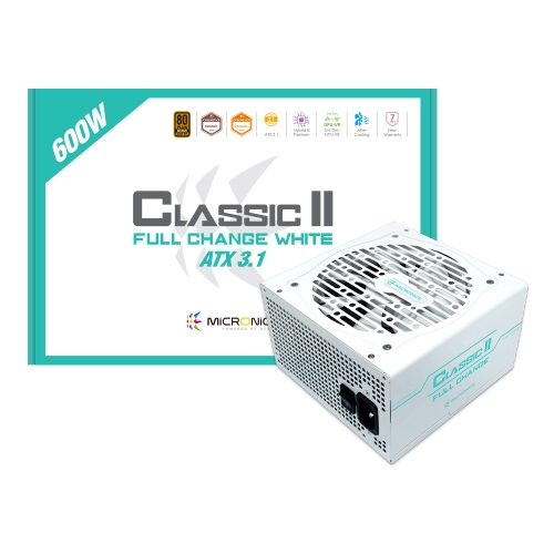 마이크로닉스 Classic II 풀체인지 700W 80PLUS BRONZE ATX 3.1 (PCIE5.1) 화이트