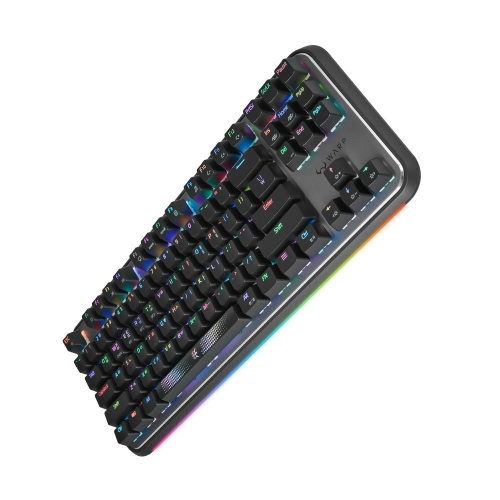 [US] 마이크로닉스 워프 WK3 마닉축 블루투스 RGB 텐키리스 게이밍 기계식 키보드 (영문키캡)