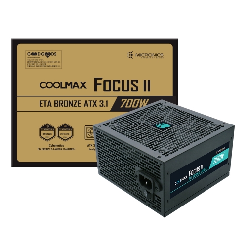 마이크로닉스 COOLMAX FOCUS II 700W ETA브론즈 ATX3.1
