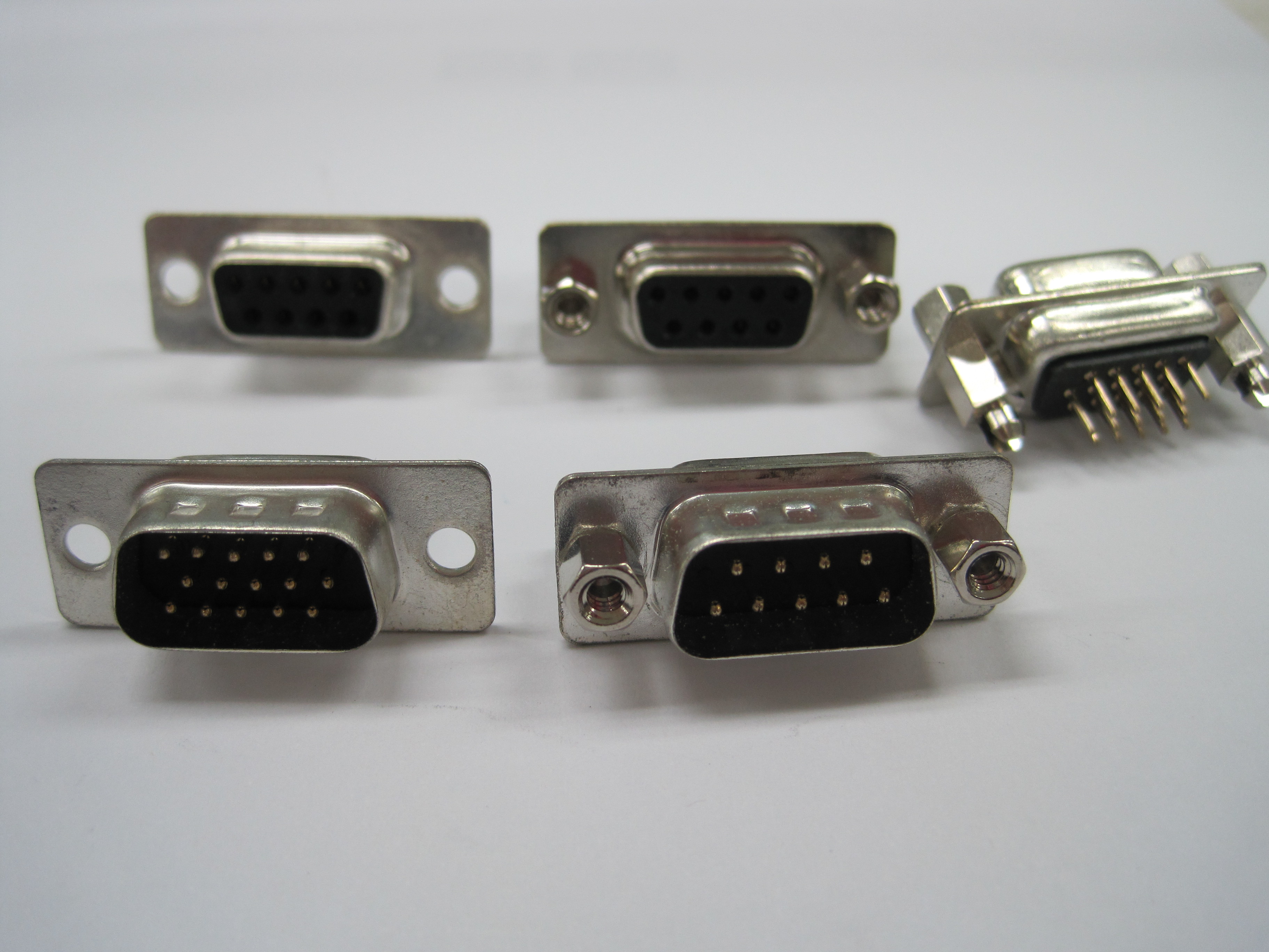 D-SUB 9PIN MALE +나사, pcb용