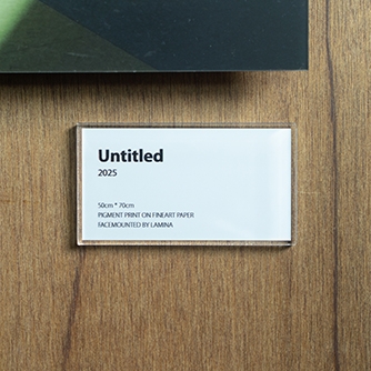 아크릴 작품캡션