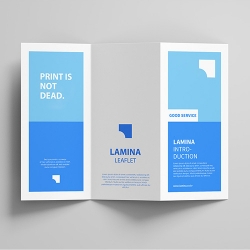 접지 리플렛 인쇄