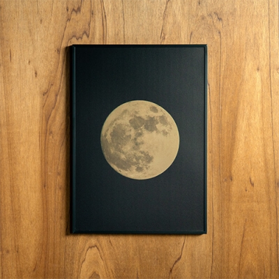 골드문 포스터 액자