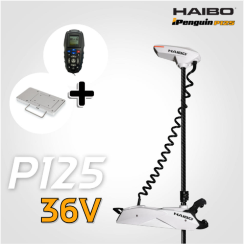 대박 사은품 증정/ 하이보 아이펭귄 P125 36V 72inch GPS 전기선외기 125lbs 오토파일럿 앵커링 트롤링모터