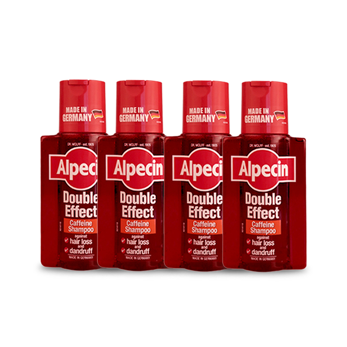 알페신 더블이펙트 카페인 샴푸 200ml 4개